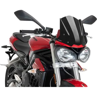 PUIG Windschutzscheibe Naked New Generation Sport für Triumph Street Triple S 17-19