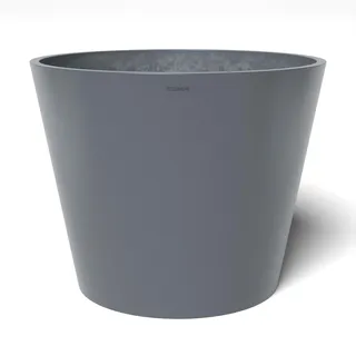 POTS&More Pflanztopf Conico 50 (ø 50 cm, runde Form, Farbe Grau, Höhe 40,5 cm, Übertopf Kunststoff, für Zimmerpflanzen) VP015001