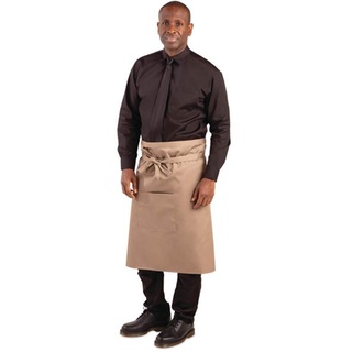 Whites Chefs Clothing B435 Standard Bistroschürze, Hellbraun