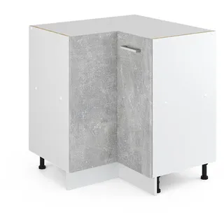 Vicco Eckunterschrank R-Line 75,6 x 46 x 81,6 cm Grau