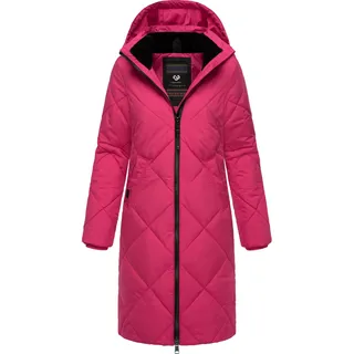 Steppmantel RAGWEAR "Steppmantel Rebela", Damen, Gr. S, pink (fuchsia), Obermaterial: 100% Polyester PES.  Obermaterial: Futter: 100% Polyester PES. 100% Polyester PES., Mäntel Steppmantel