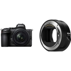 Nikon Z 5 Spiegellose Vollformat-Kamera mit Nikon 24-50mm 1:4,0-6,3 VR + NIKON FTZ II (Adapter für F-Mount Objektive auf Z-Mount Kameras)
