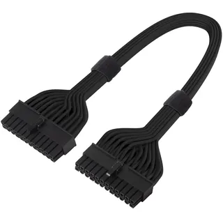 Silverstone 24 Pin ATX zu 24 Pin Kabel 350mm, - schwarz
