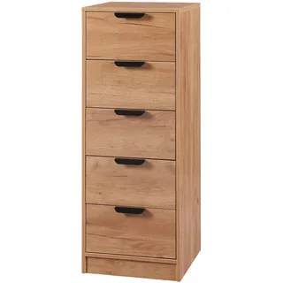 [en.casa] Varkaus 108 x 40 x 40 cm eichenoptik / braun