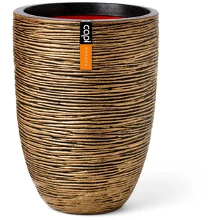 Capi Europe Elegant Niedrig Rib Ø 34 x 46 cm Gold