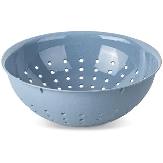 Koziol PALSBY M & L Seihe 2 & 5 Liter | Sieb für Salat, Nudeln, Gemüse und Obst| bruchfest, stapelbar, biozirkulärer Kunststoff, spülmaschinengeeignet | Küche, Haushalt (nature flower blue, 2 Liter)