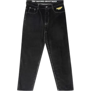 Homeboy Unisex X-Tra Baggy Cord Hose, Black, 22 L24