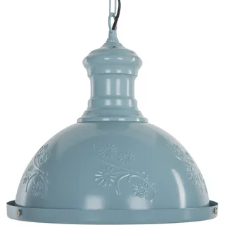 Beliani Didessa 1-flg. 32 cm rund blau Metall