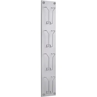 Kerkmann Wandprospekthalter ARTLINE 1/3 A4, Metall|Stahl, silber
