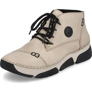 Rieker Low-Top Sneaker 45902, Frauen Halbschuhe,Freizeit,sportlich,straßenschuhe,Strassenschuhe,Sportschuhe,beige (60),42 EU / 8 UK