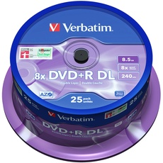 Bild von DVD+R DL 8,5 GB 8x 25 St.