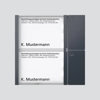 Siedle Siedle, 210004998-00 TM 612-2 AG Tastenmodul 21000499800