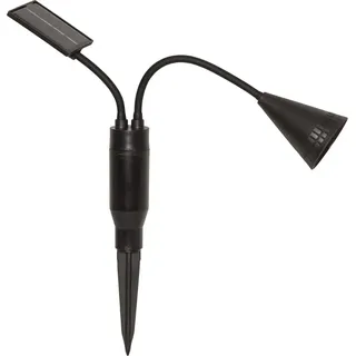 Solar Garten-Spot ,Spotlight Powerspot', kabellos, warmweiße LED, schwarz, H 34cm