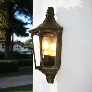 Wandleuchte Aluminium IP44 Rustikal charmant DEVON Außenleuchte Haustür Außen