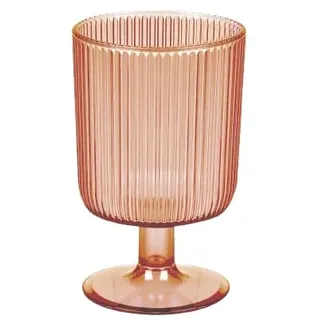 Urban Living Samba Standglas, Kunststoff, 300 ml, Durchmesser 7,7 cm x Höhe 12,2 cm, Terracotta