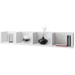 VCM Honsa Wandregal 97 x 15 x 17 cm Weiß