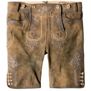 Stockerpoint Herren Beppo4 Trachtenlederhose, havanna gespeckt 54