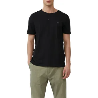 s.Oliver T-Shirt S.OLIVER, Damen, Gr. 3XL, schwarz, Jersey, Obermaterial: 100% Baumwolle, unifarben, regular fit taillenbedeckt, Rundhals, Shirts T-Shirt, mit Logo Print