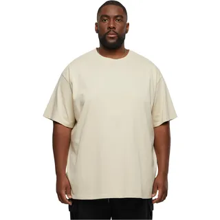Urban Classics Herren Heavy Oversized Tee – Weites T-Shirt im Oversize Fit aus Baumwolle, schweres Jersey Shirt für Streetwear, Freizeit & entspannte Outfits,Sand,XXL