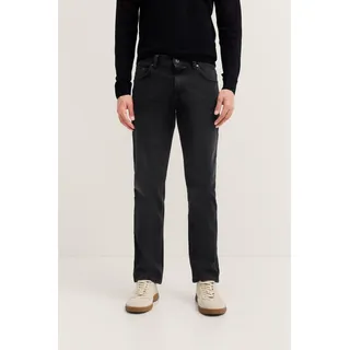 5-Pocket-Jeans BUGATTI "Regular Fit", Herren, Gr. 33, Länge 30, grau (273, dunkelgrau), 99% Baumwolle, 1% Elasthan, Jeans 5-Pocket-Jeans, aus Authentic Denim mit Stretch-Komfort