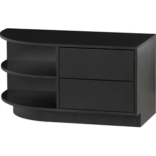 Woood Finca Lowboard 78 x 40 x 40 cm Schwarz Holzwerkstoff