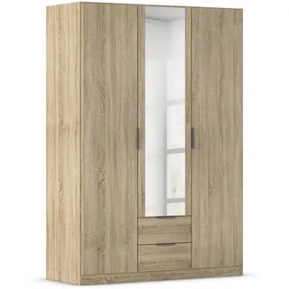 Rauch Drehtürenschrank Lagoa 136 x 197 x 54 cm Eiche Sonoma