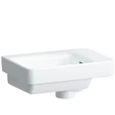Bild von Pro S Handwaschbecken, Armaturenbank rechts, weiß (H8159600001091)