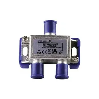 Schwaiger VTF8822 Kabel-TV Verteiler 2-fach 5 - 1000 MHz