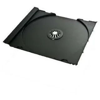 MediaRange BOX111-200 CD-Leerhülle, Kunststoff schwarz