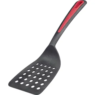 Westmark Gallant Pfannenwender hitzebeständig bis 270 °C Kunststoff Schwarz/Rot 310 x 93 x 35 mm