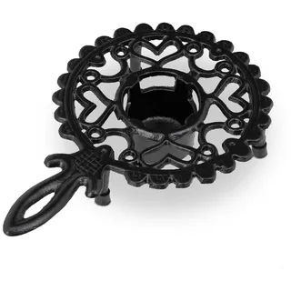 Relaxdays Stövchen, Rechaud, schwarz