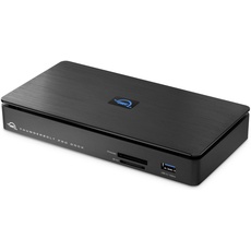 OWC Thunderbolt Pro Dock mit 10 Anschlüssen, 85 W Ladeleistung, Dual Thunderbolt 40 Gb/s (USB-C), USB-C und (3) USB Typ A 10Gb/s, DisplayPort, 10GbE, CFexpress, SD