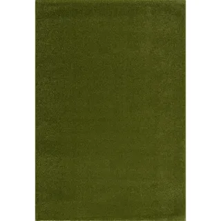 Läufer , Grün , Textil , Uni , rechteckig , 80x200 cm , Oeko-Tex® Standard 100 , pflegeleicht , Teppiche und Böden, Teppiche, Teppichläufer, Läufer