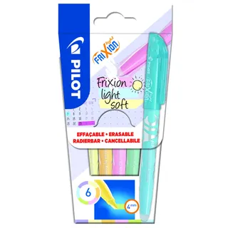 Pilot Pen FriXion Light Soft Textmarker 6 St. Mehrfarbig