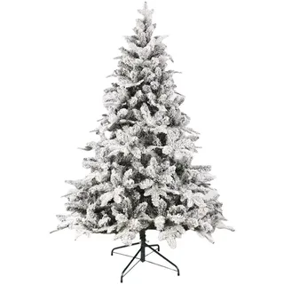Mobili Rebecca Weihnachtsbaum Weiß 117/117/180 cm , Kunststoff , 180 cm , Dekoration, Weihnachtsdekoration, Christbäume & Zubehör