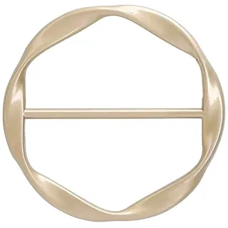 Mking Prerry Seidenschal-Ring-Clip, T-Shirt, Krawattenklammern für Damen, Schals, Verschluss, Taillenschnalle, modischer Metallring für Hemden, Kleidung, Dekor, Gold