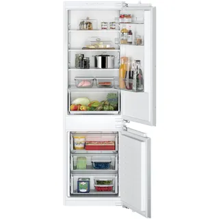 Siemens iQ100 KI86NNFE0 Einbau-Kühlgefrierkombination (260 l, 1772 mm hoch, Silber)