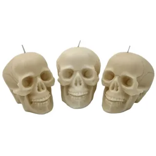 MikaMax Skull Candle Set