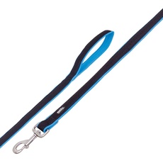 Nobby Leine Mesh Preno, hellblau, L: 120 cm, B: 20/25 mm, 1 Stück