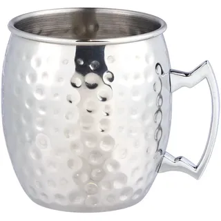 Butlers Becher Moscow Mule 470 ml , Silberfarben , Metall , Gläser, Cocktailgläser