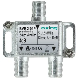 Axing Kabel-TV Verteiler 2-fach 5 - 1218 MHz
