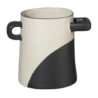 ASA Selection Vase Schwarz Getunkt Rayu L 13,5 cm B 13,5 cm H 15,5 cm