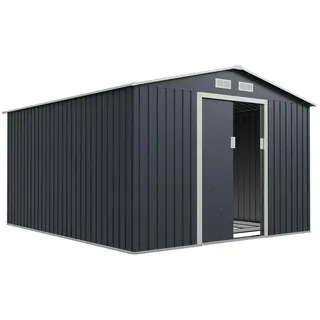 Juskys Gerätehaus 2,67 x 3,09 m Anthrazit