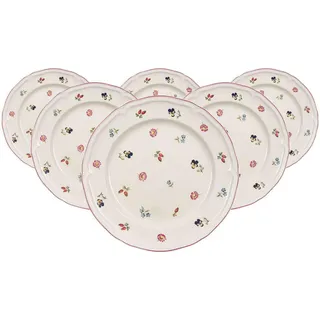 Villeroy & Boch Speiseteller Petite Fleur 26,7 cm weiß 6er Set