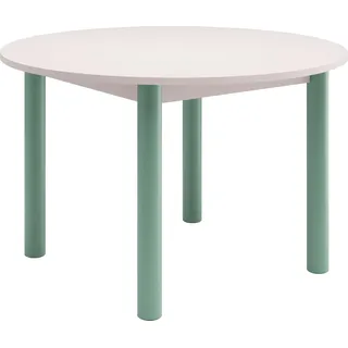 Tom Tailor Esstisch TOM TAILOR HOME "COLOR TABLE", beige (light taupe 07, sage 03, light taupe 07), B:120cm H:76cm T:120cm, Tische, Esstisch, Esstisch, 4-Fuß, 3 Größen, 3 Dekorfarben, 4 Fußfarben, ABS-Kante