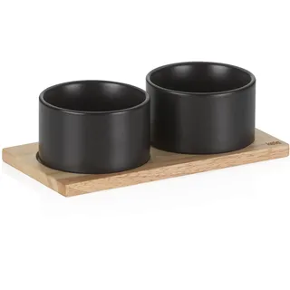 Kela Servierschalen Set 3-tlg. Schwarz