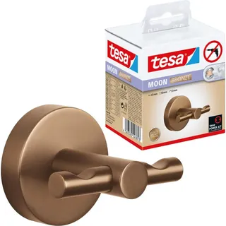 Tesa MOON Handtuchhaken 2-armig Bronze