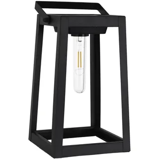 Solarleuchte Garten Laterne 31 cm Solarlampe Außen Außenleuchte Solar 5250222 - Schwarz