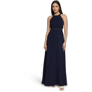 Vera Mont Abendkleid rückenfrei Blau 46