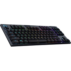 Bild von G915 TKL Carbon schwarz, LEDs RGB, GL Clicky, USB/Bluetooth, ND (920-009534)